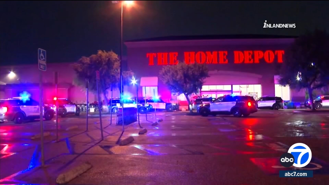 Sospechoso muere tras tiroteo policial dentro de Home Depot en Fontana