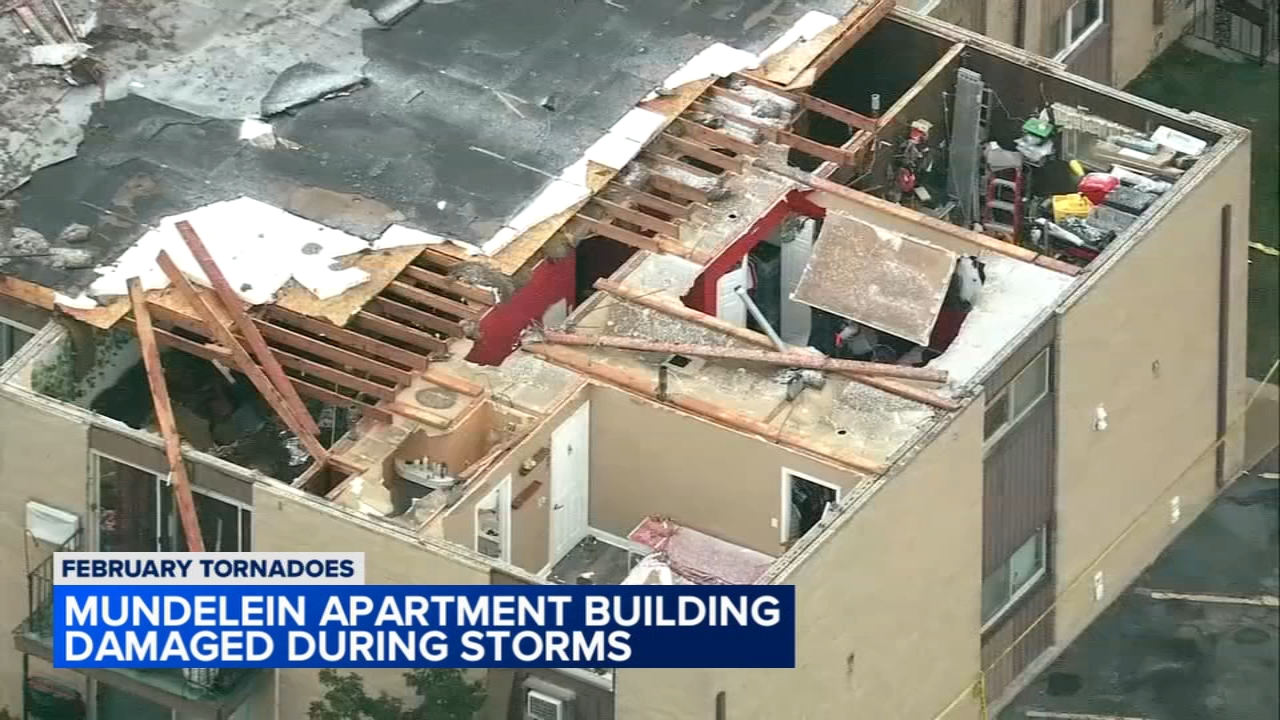 Multiple tornado touchdowns, large hail reported in Chicago area as severe weather moves through