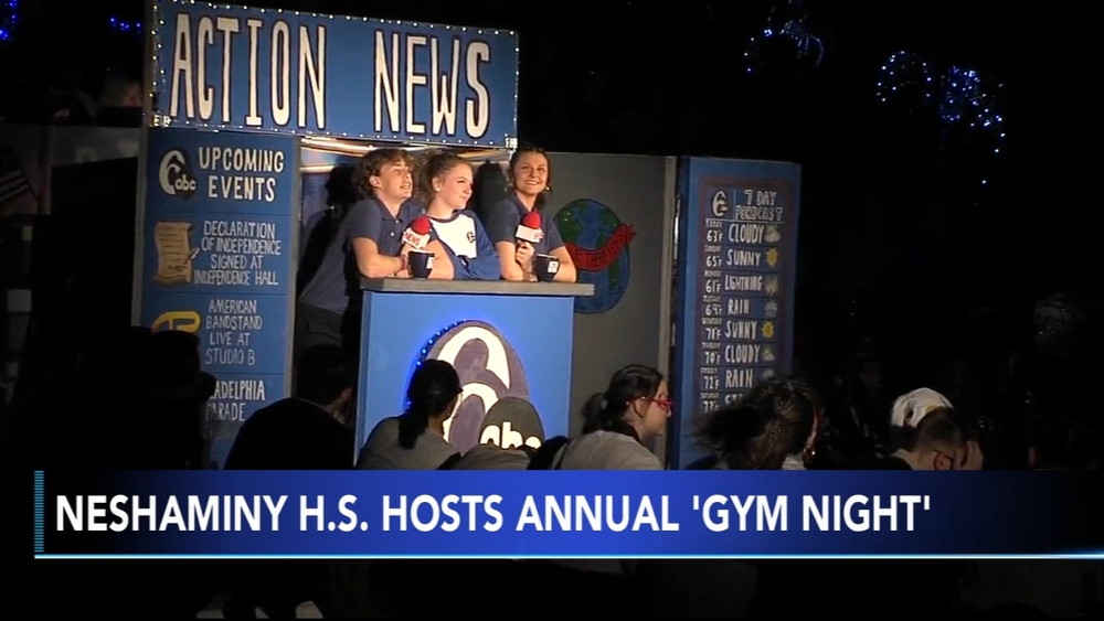 Neshaminy High students give nod to 6abc during annual 'Gym Night'