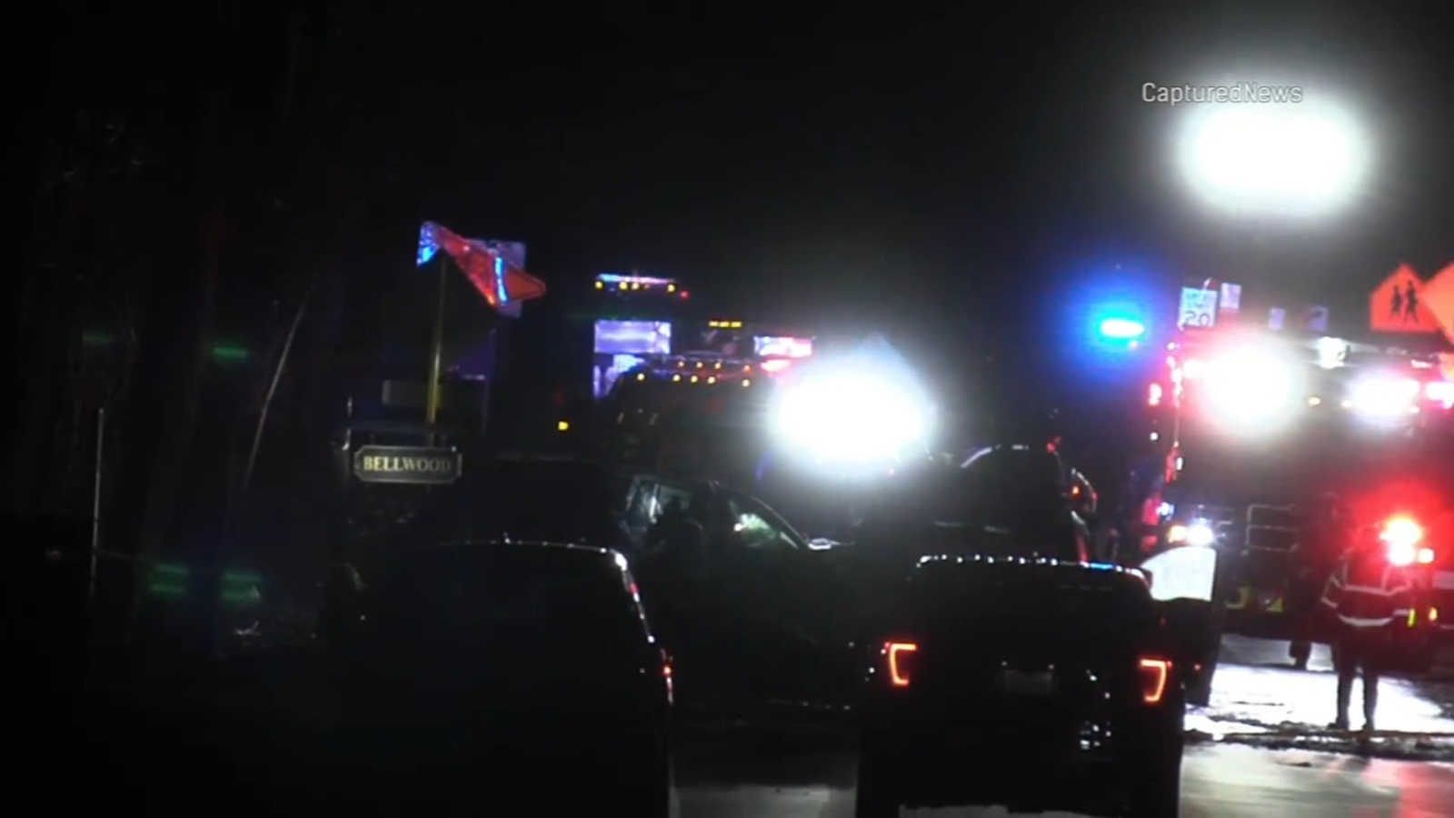 Barrington Hills crash Driver killed in headon collision, fire at County Line Road, Bellwood