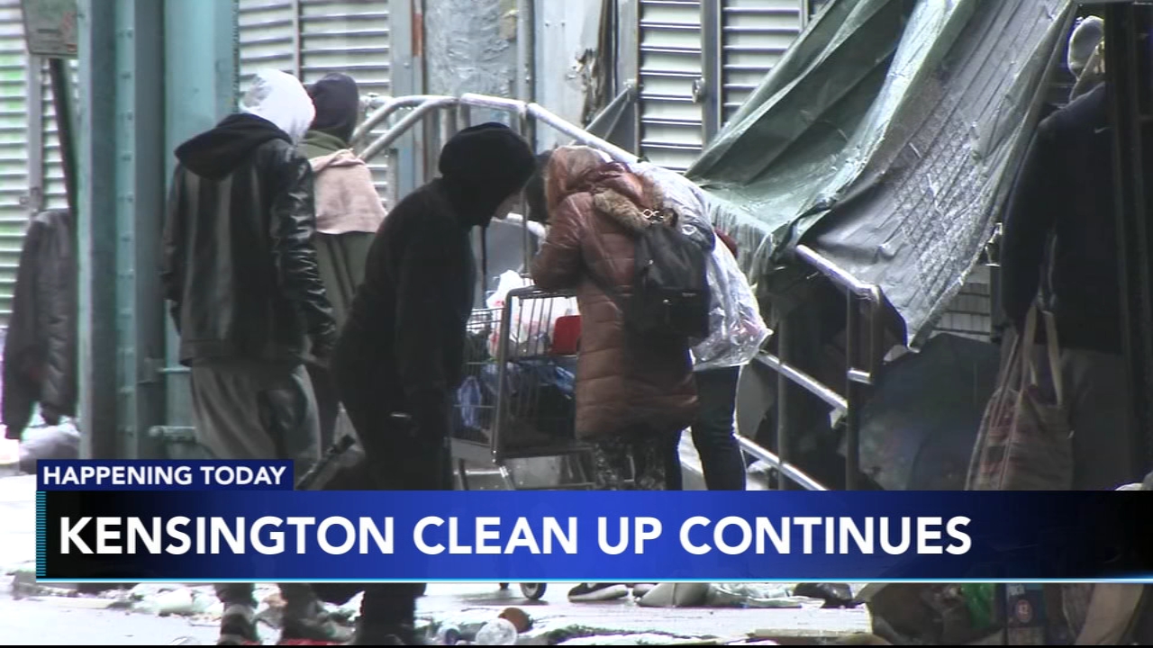 Efforts continue to clean up Philly's drug-riddled Kensington section