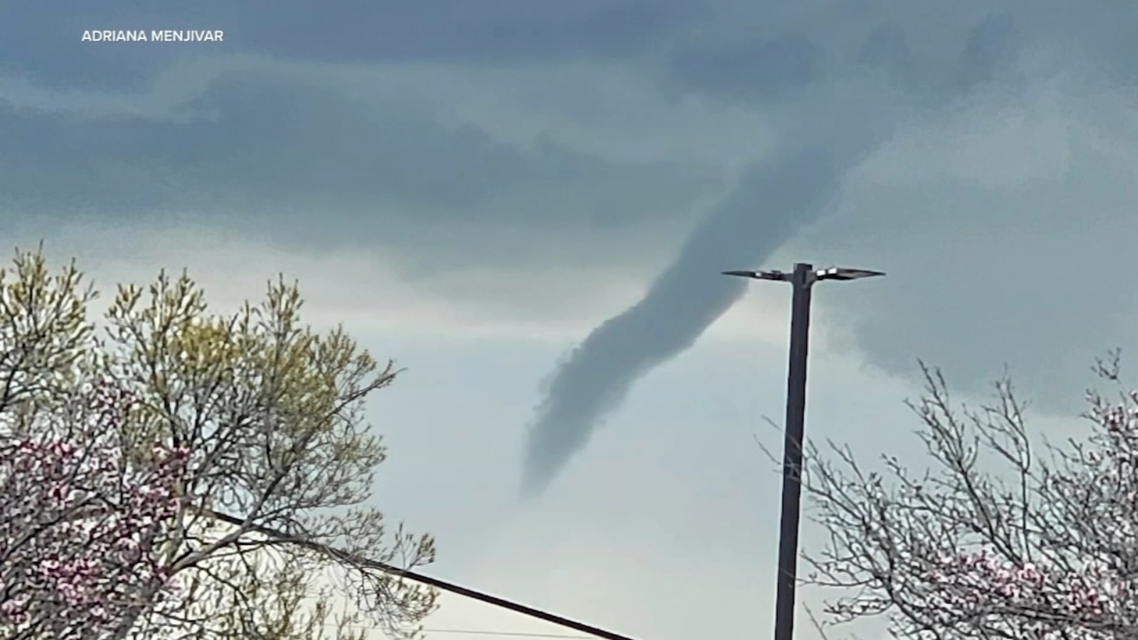 Funnel cloud spotted near Vacaville as thunderstorms strike parts of