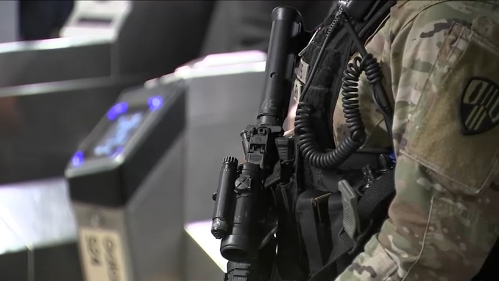 New Yorkers react to armed National Guards, State Troopers deployed to city subways