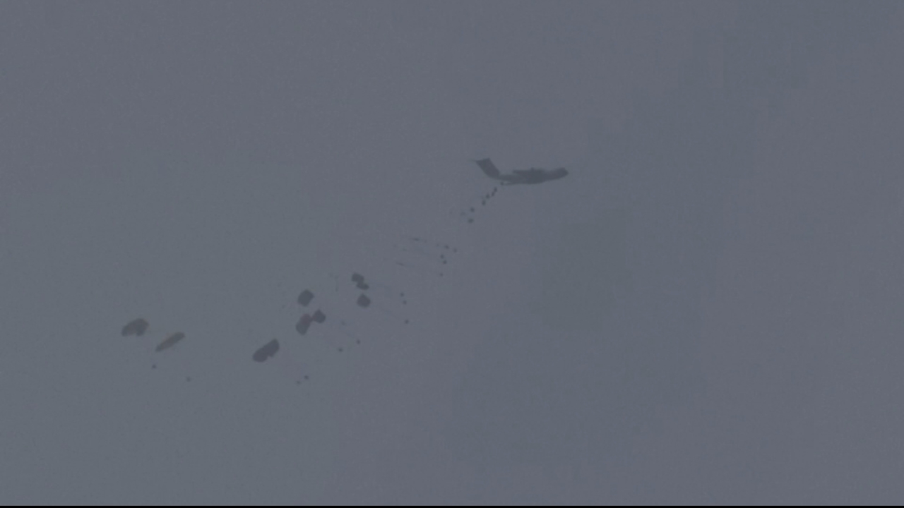 At least 5 killed after airdropped aid to Gaza falls on them
