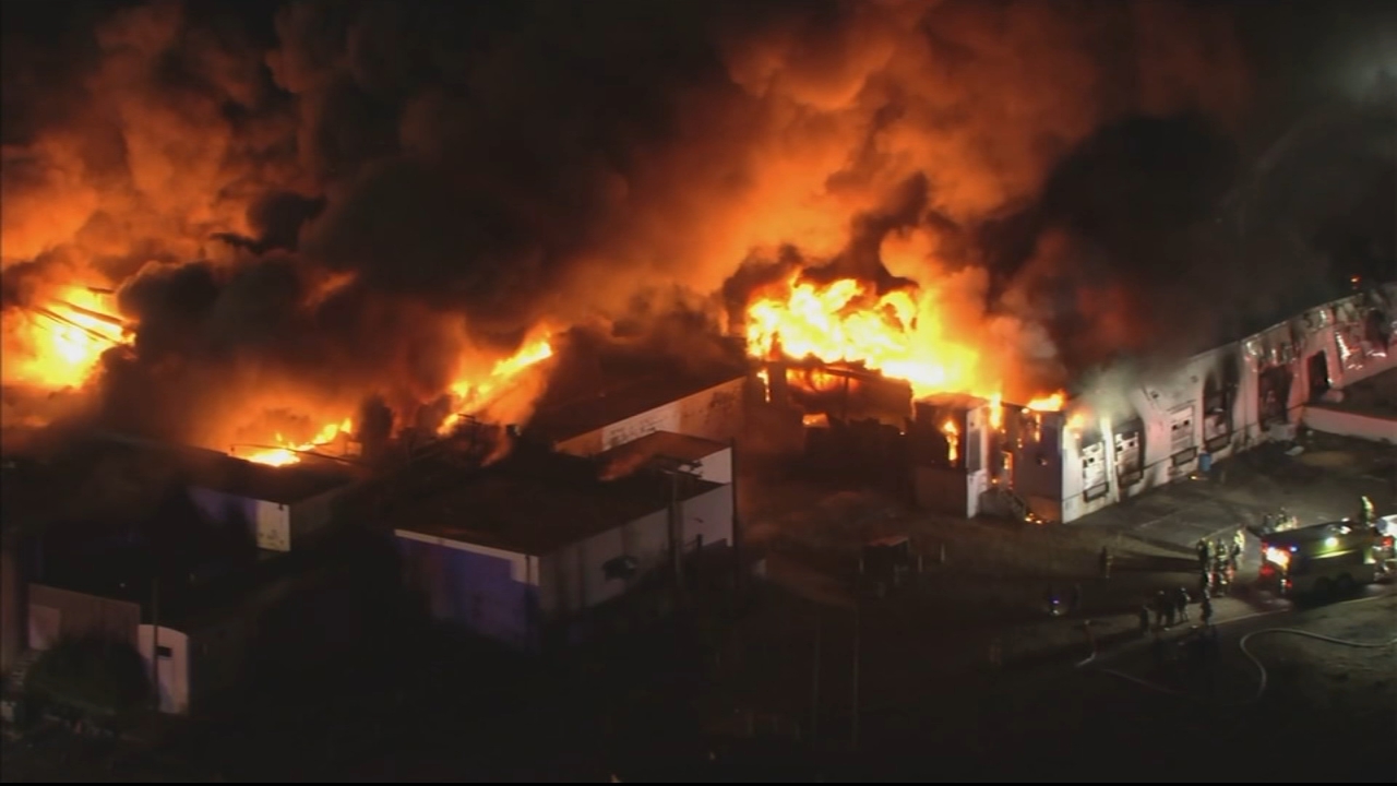 NJ fire under control after firefighters in Williamstown, New
