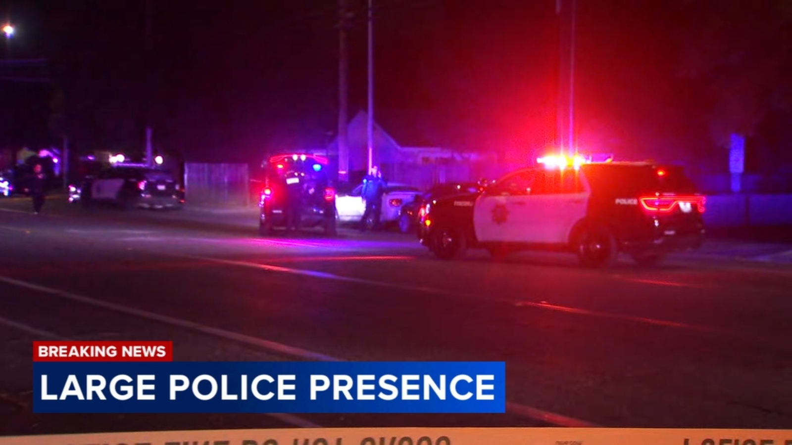 Incident draws large police presence in central Fresno