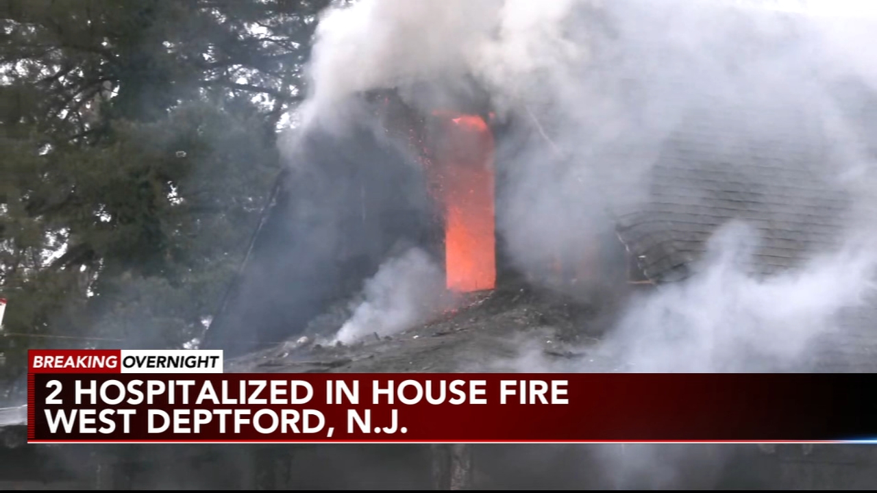 Neighbors rescue 2 residents from house fire in West Deptford, New Jersey