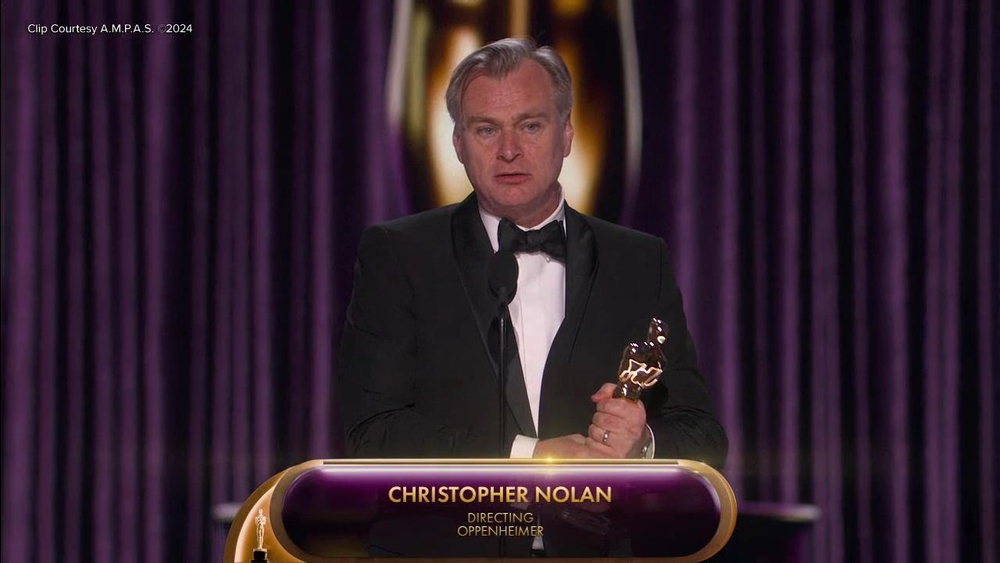 Best Directing winner: Christopher Nolan for 'Oppenheimer'