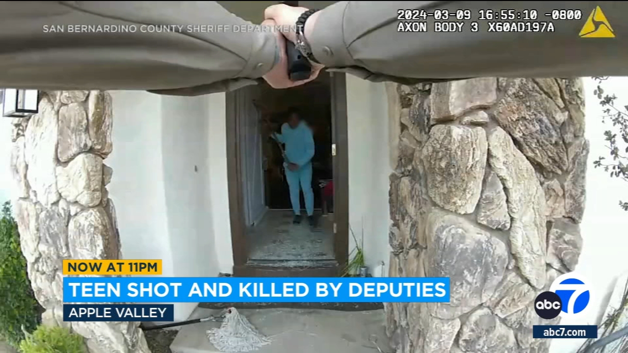 Deputies fatally shoot teen at Apple Valley home after alleged attack