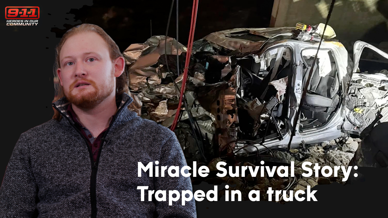 Indiana rescue team meets with crash victim who spent 6 days trapped in