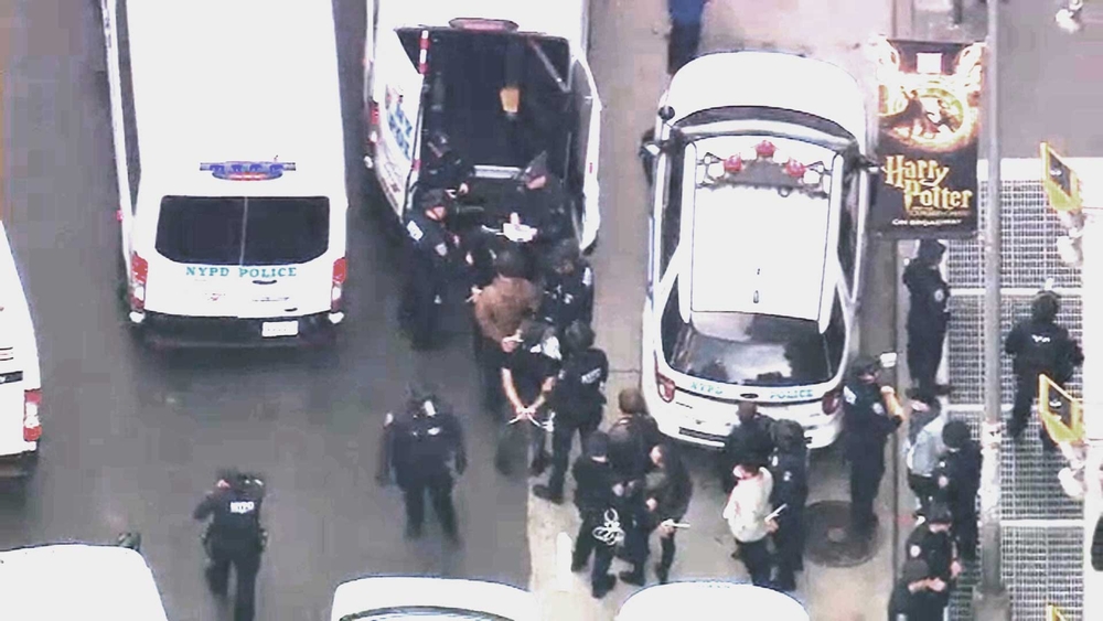 Demonstrators arrested following NYT building protest