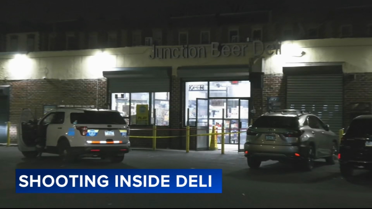 1 injured after masked man opens fire inside deli in Philadelphia's Nicetown neighborhood