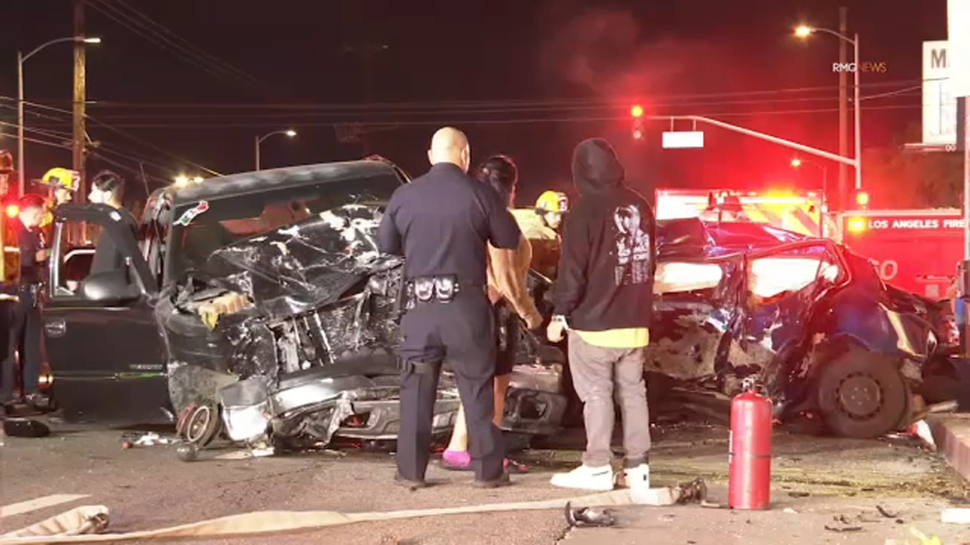 Muere una mujer de 25 años en un violento accidente en North Hollywood