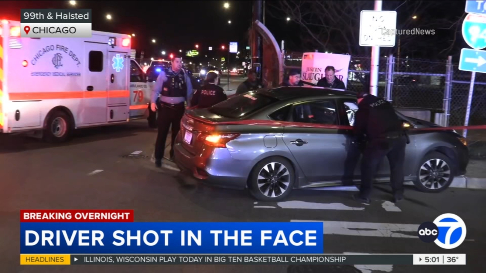 Chicago shooting: Man shot while driving car on South Halsted Street in ...