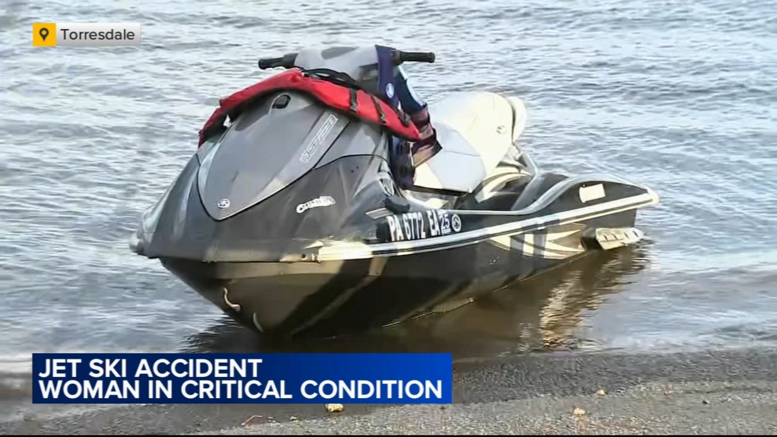 Woman rescued from Delaware River after falling off Jet Ski at Philadelphia's Linden Avenue Boat