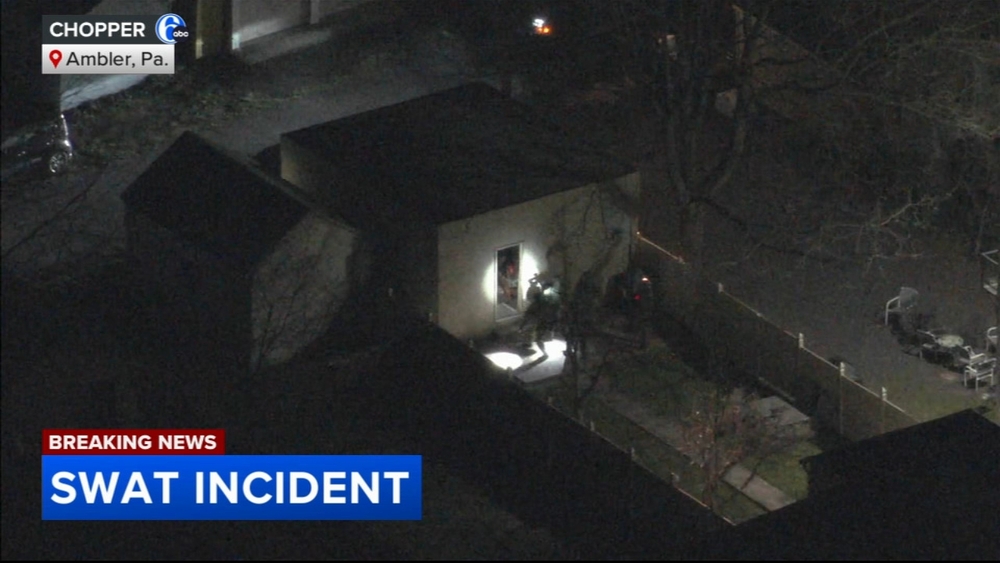 SWAT units clear scene after surrounding home in Ambler