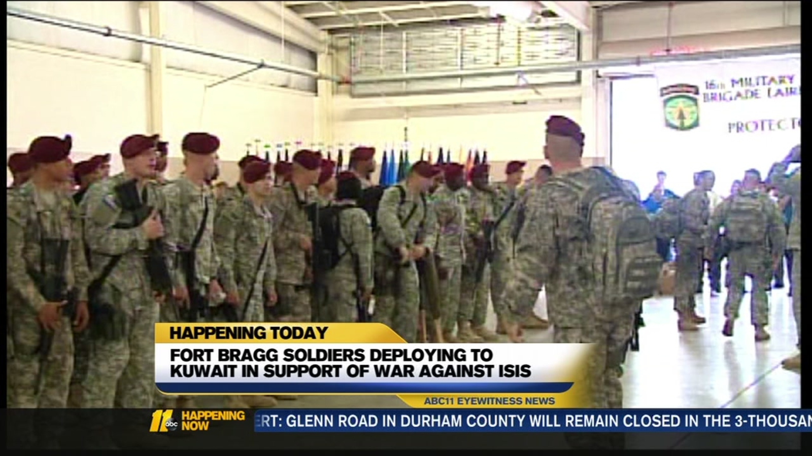 Loved ones to bid farewell as Fort Bragg soldiers deploy ABC11