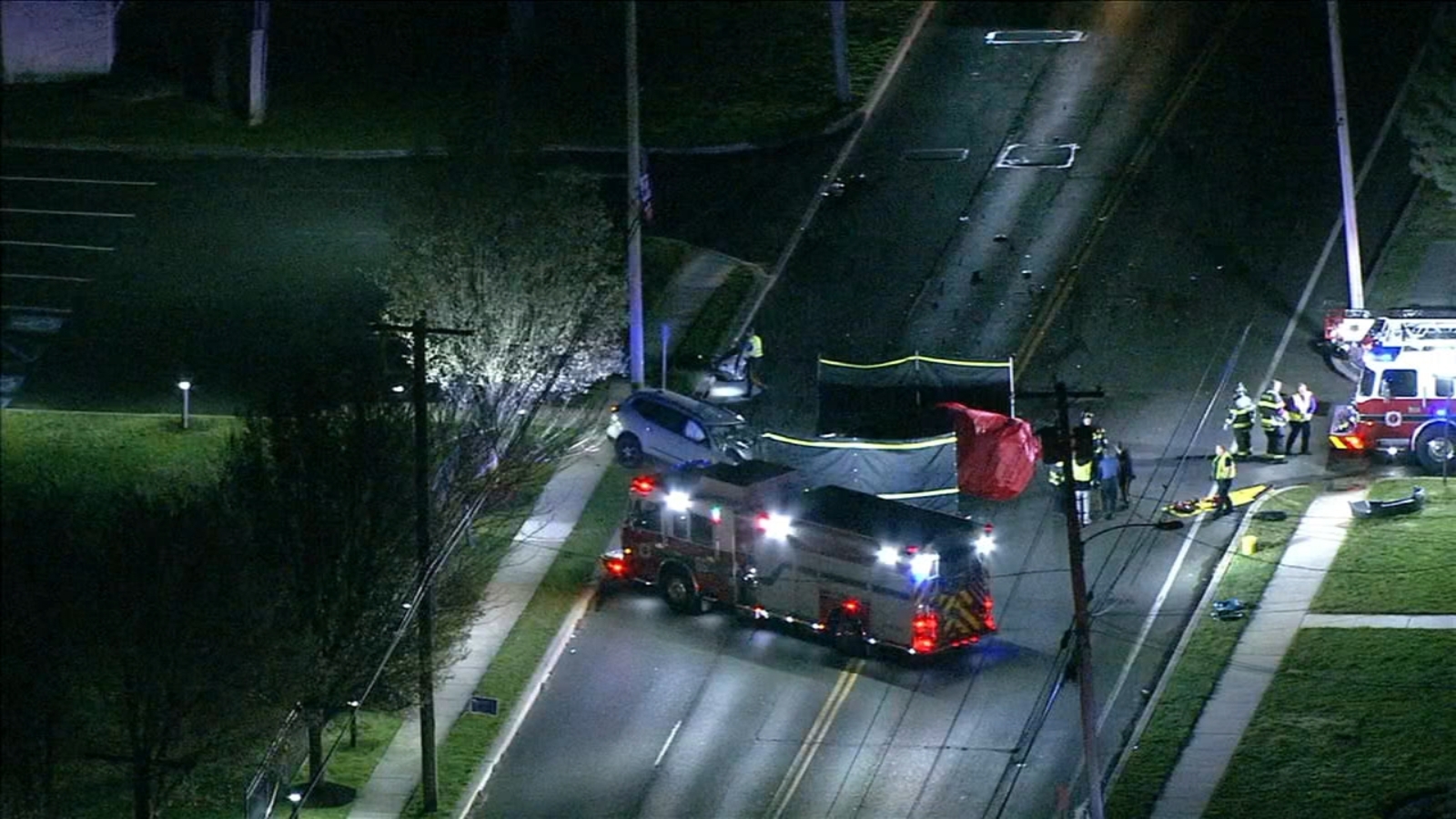 Car crash Voorhees 3car collision on HaddonfieldBerlin Road in