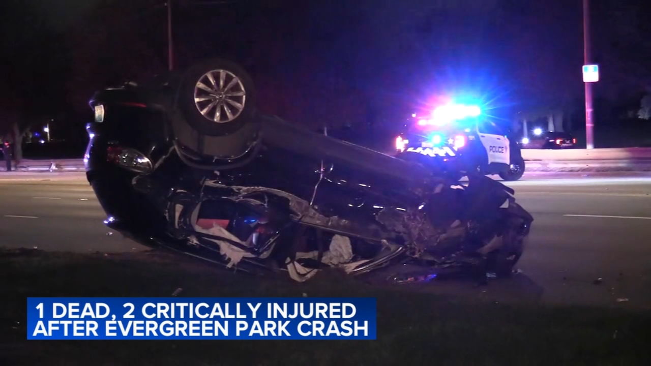 1 dead, 2 critically injured after Evergreen Park, IL car crash in 3400 ...