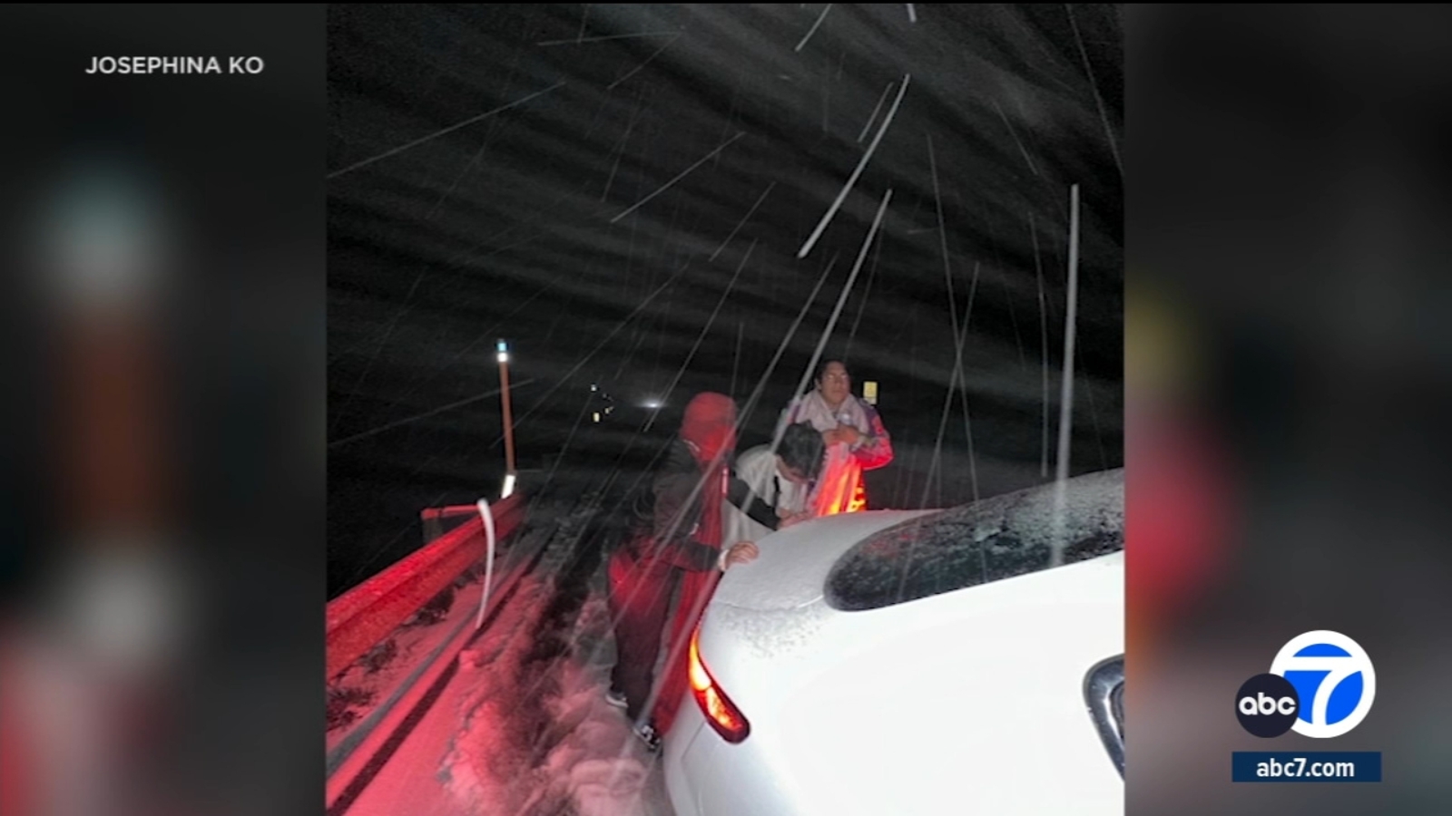 Group of SoCal college students get stranded near Big Bear, but here's