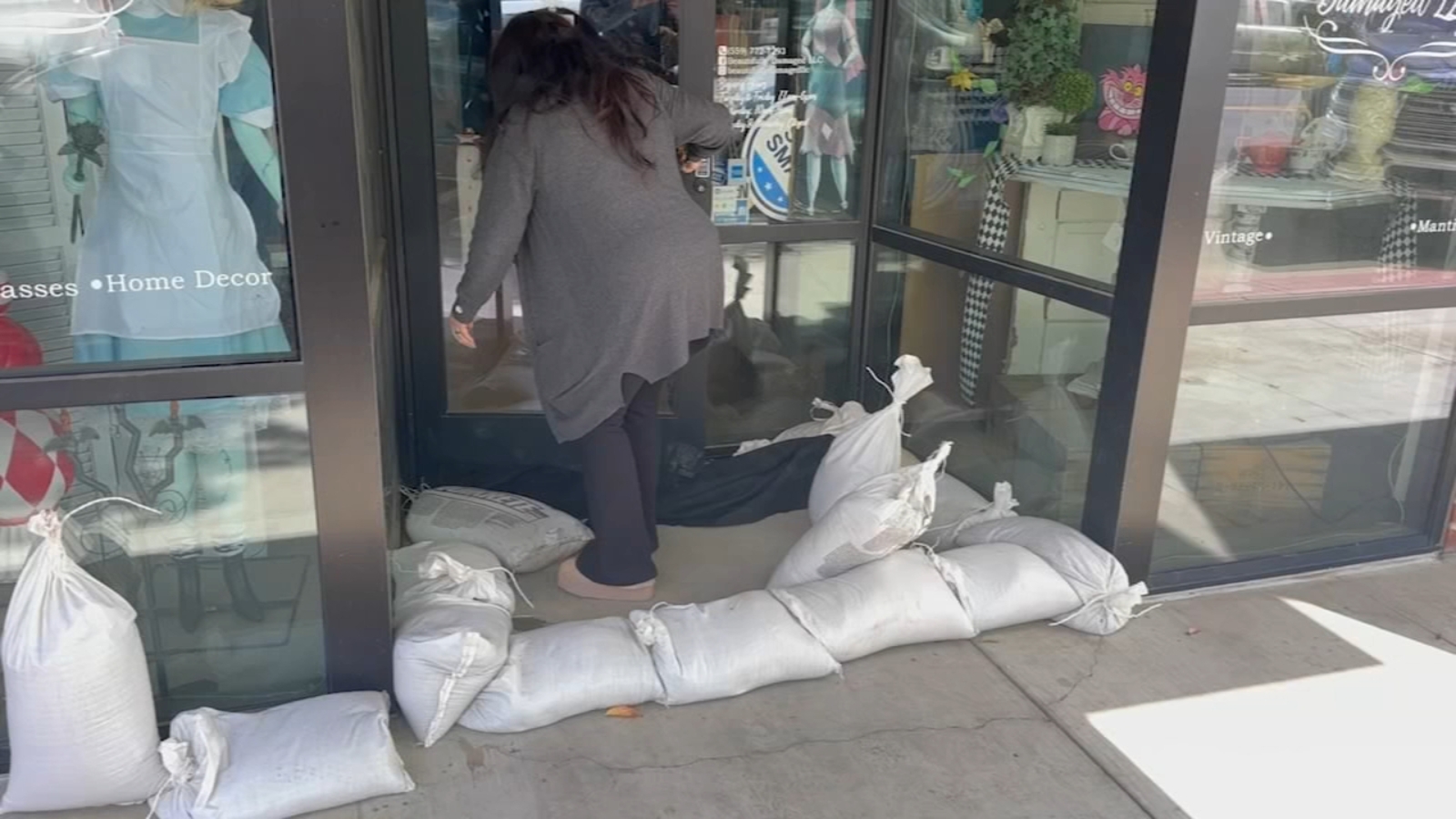 Hanford business owners demand action after rain floods stores again
