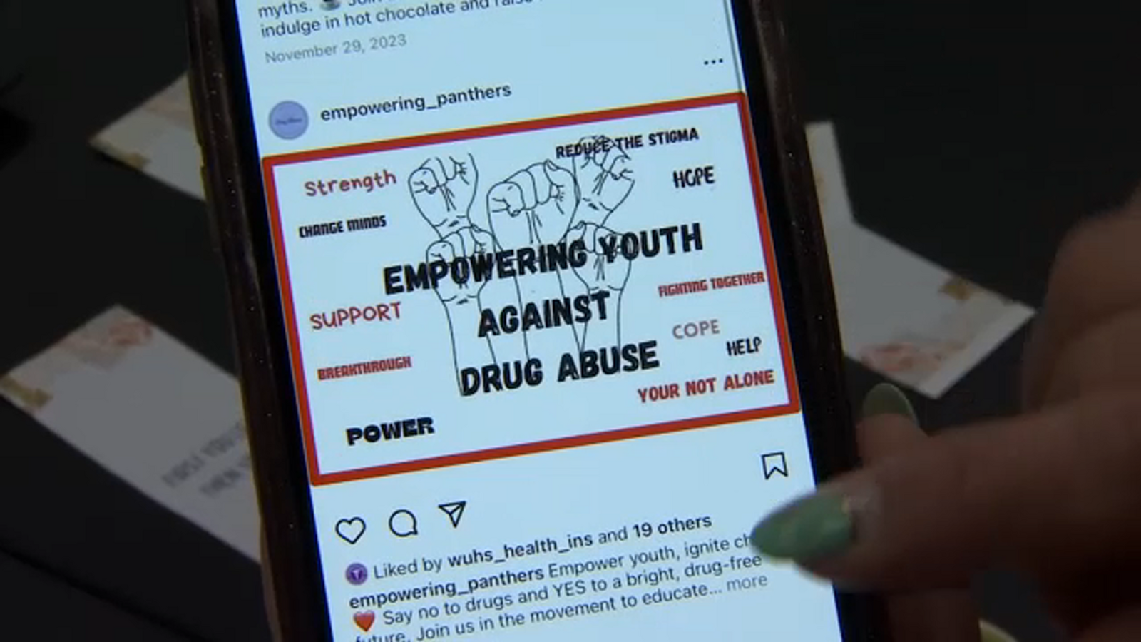 Washington Union students create awareness campaign against drug abuse, head to competition