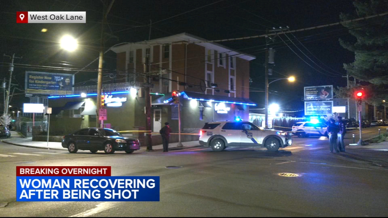 Police: Woman recovering after being shot in West Oak Lane