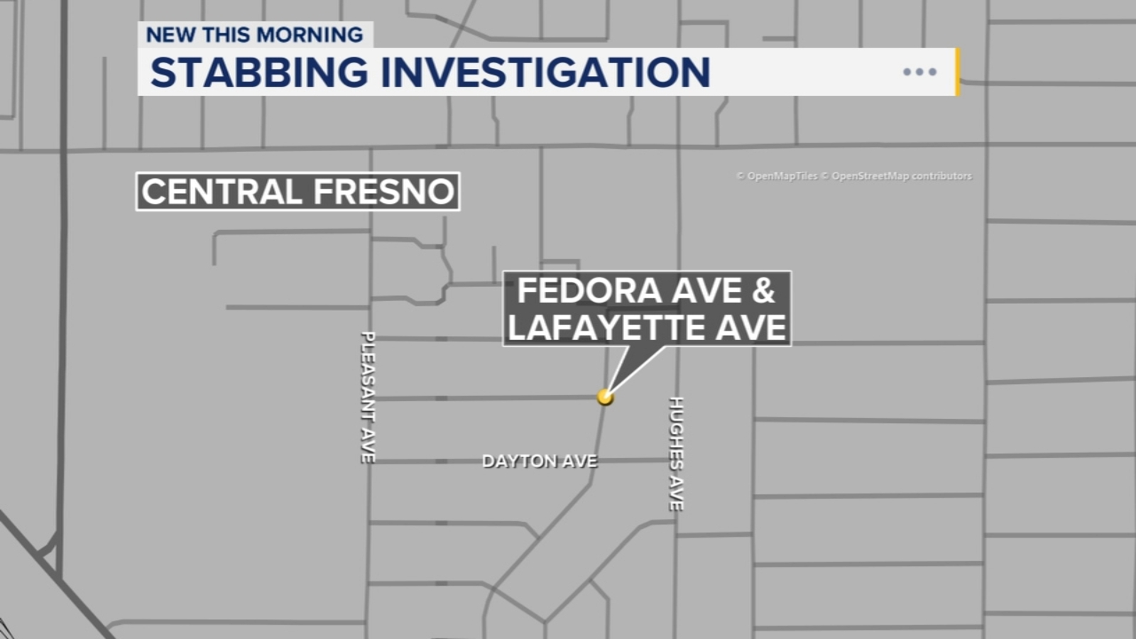 3 people stabbed in central Fresno, police say