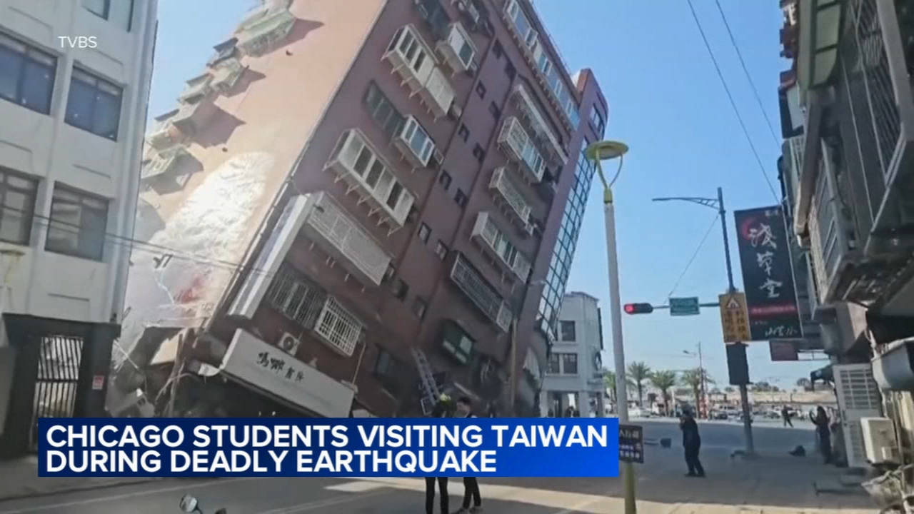 Chicago students survive massive Taiwan earthquake from Hualien City near epicenter