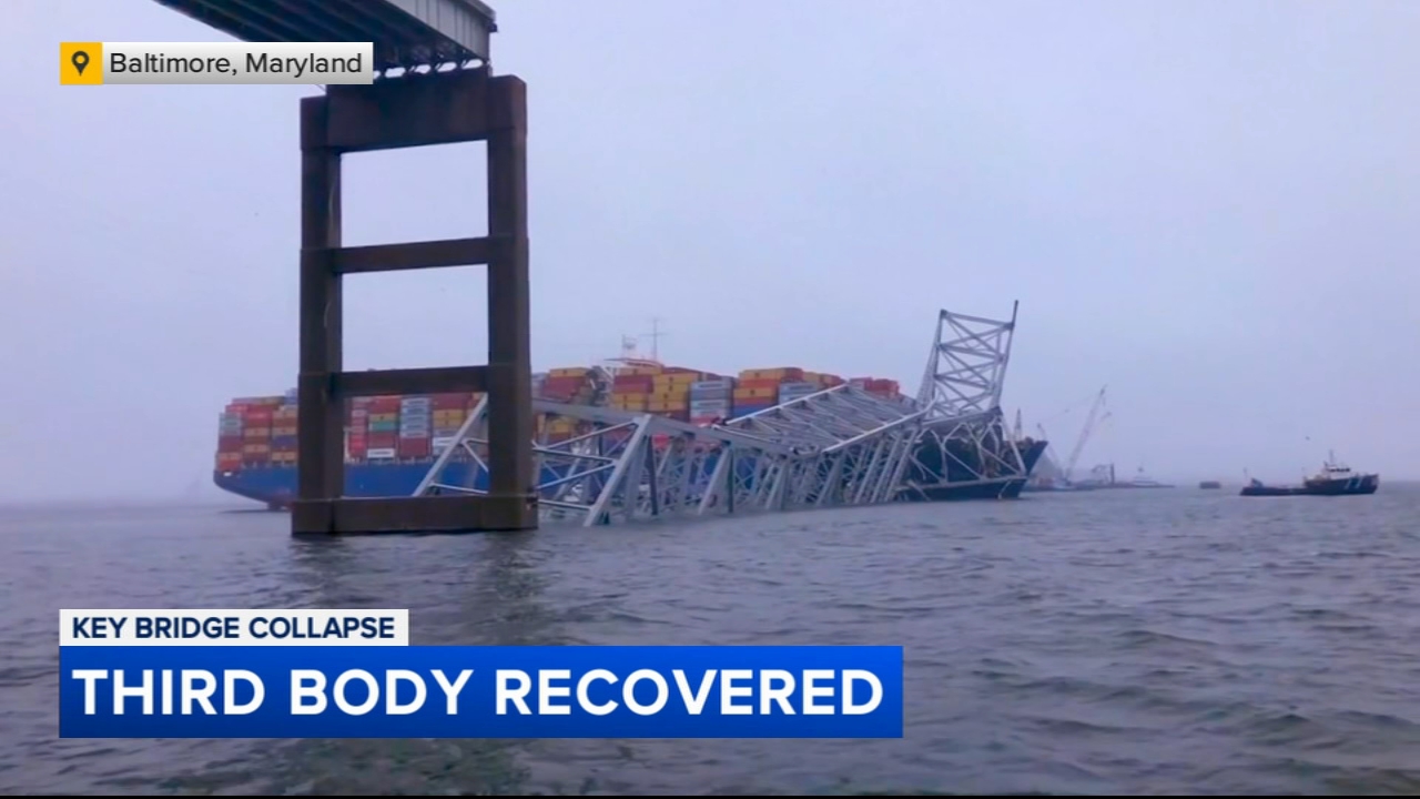 Body of worker missing after Baltimore bridge collapse recovered: USCG