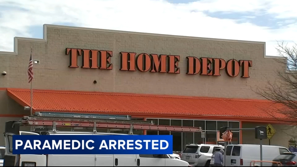 Local paramedic accused of stealing $20K in items from Home Depot