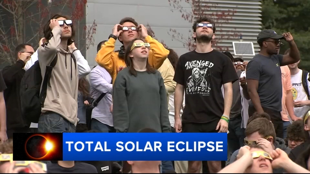 Solar eclipse 2024: Rowan students take in rare celestial event 