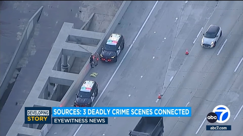 Baby's death on 405 linked to Woodland Hills homicide, LAPD says