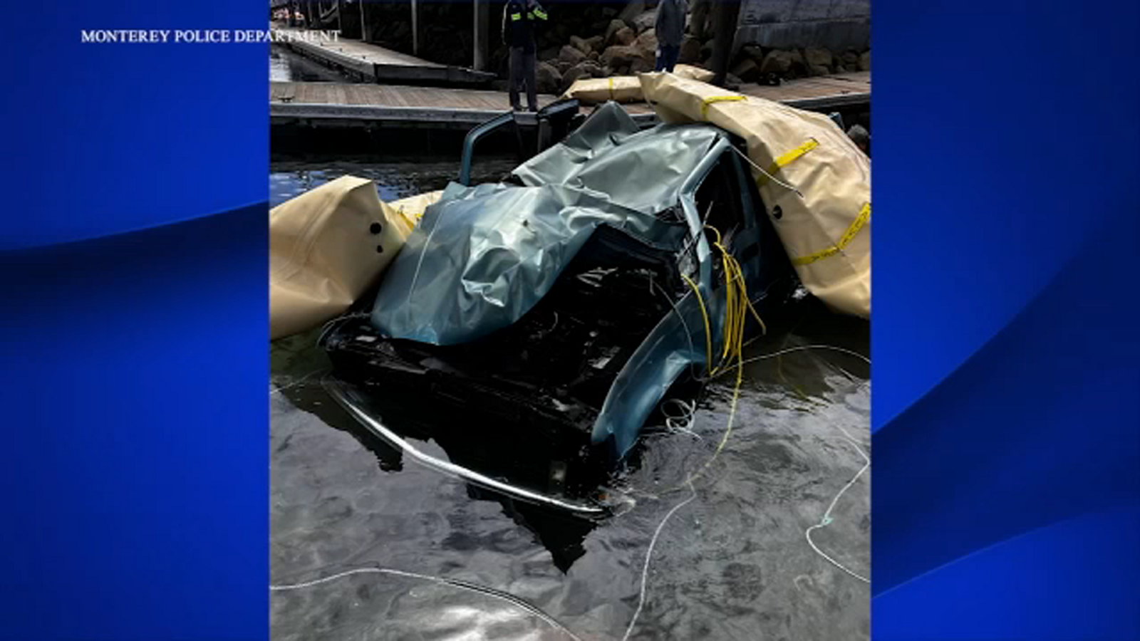 Fresno man arrested after driving car off Monterey pier during chase, police say