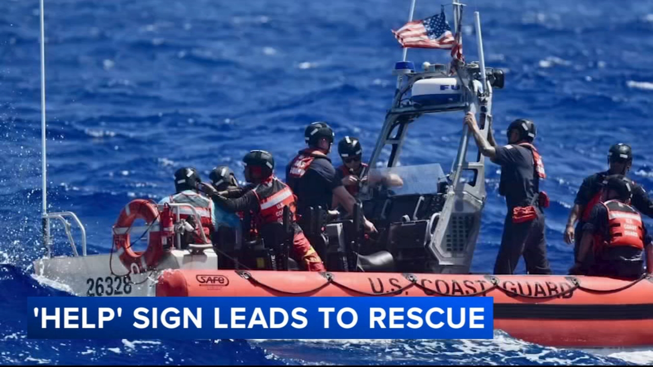 Pacific castaways' 'HELP' sign sparks US rescue mission