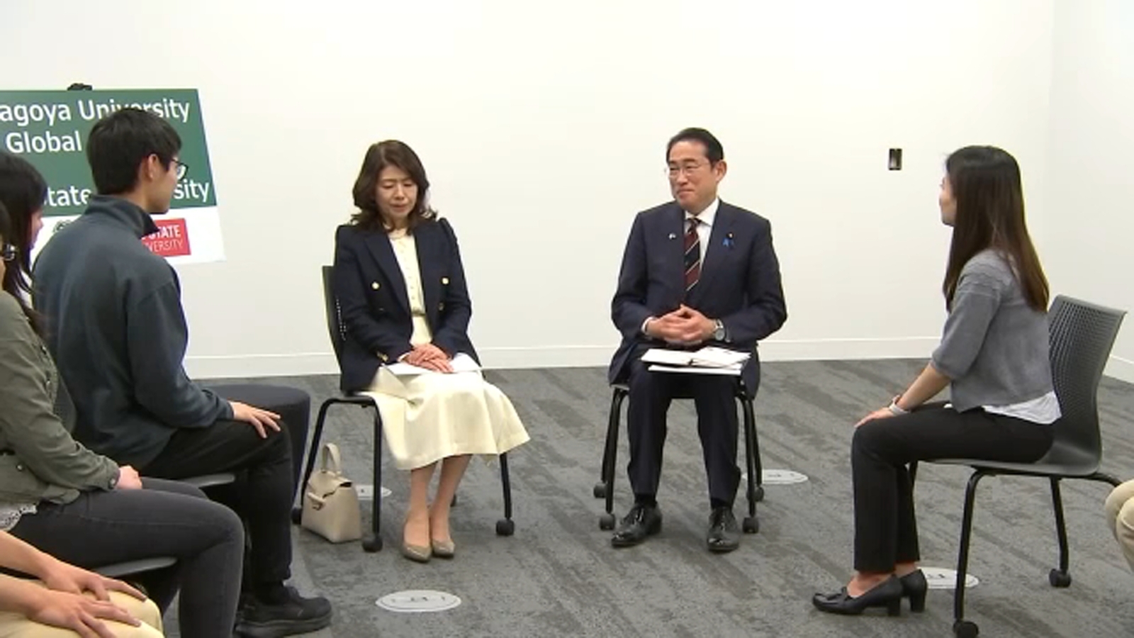 Japanese Prime Minister tours Nagoya University Global Campus - ABC11 Raleigh-Durham