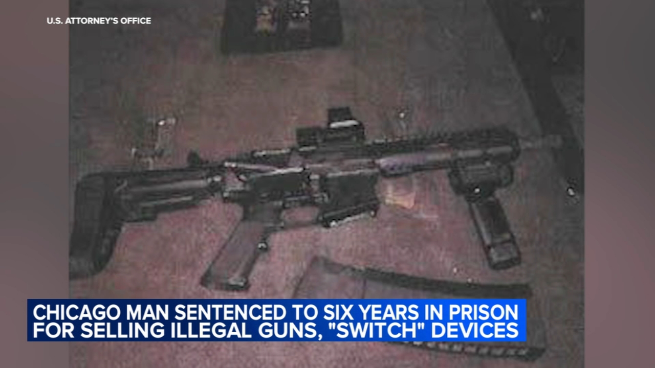 Chicago man sentenced to 6 years in prison for selling gun 'switches'