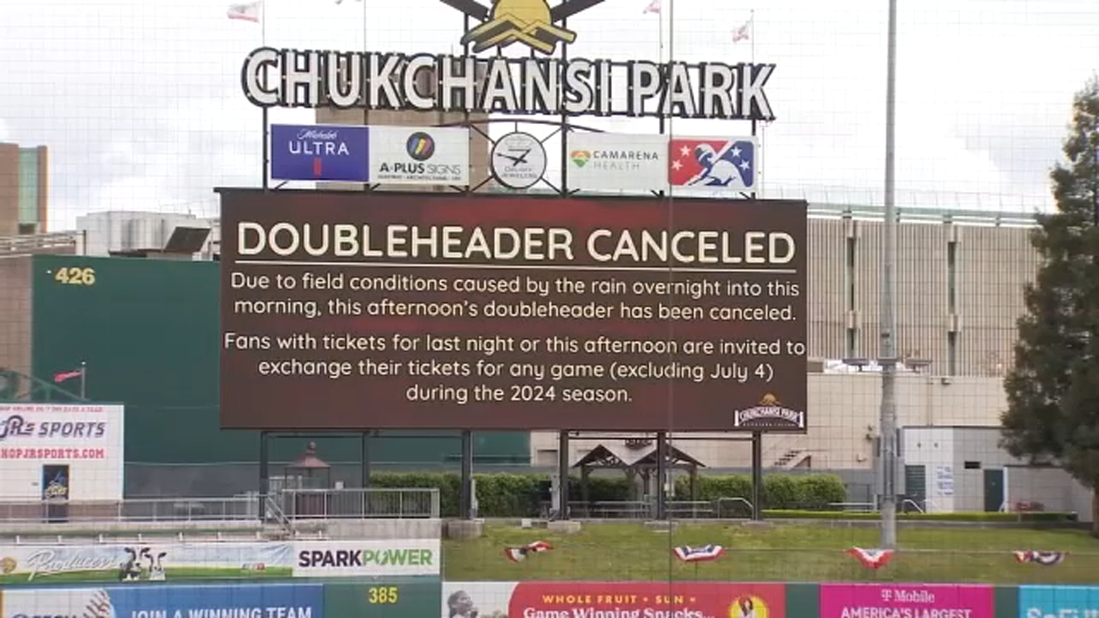 Here's what to know after this weekend's Fresno Grizzlies games were rained out