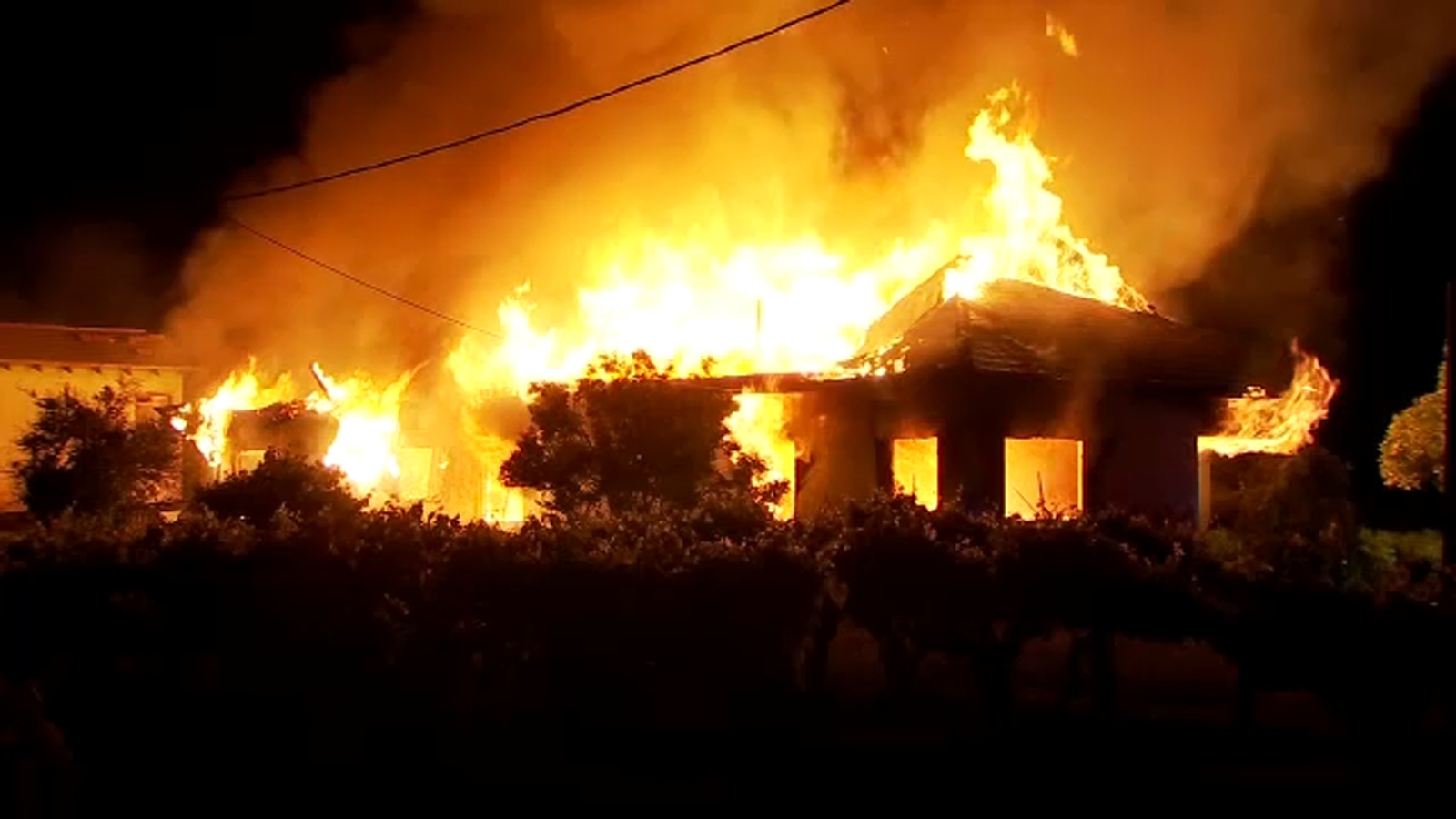 Traffic impacted due to house fire in Fresno County