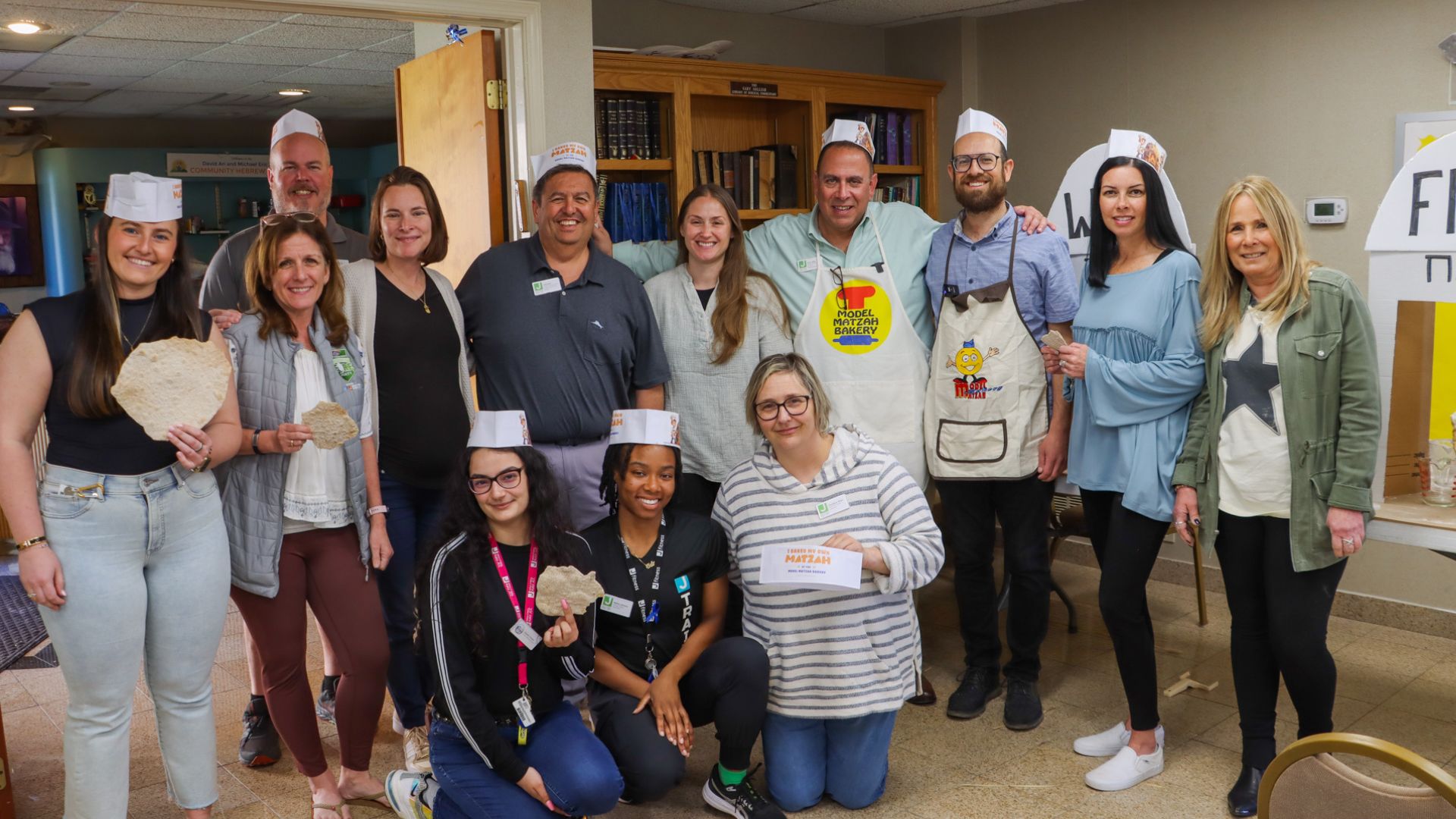 Community members roll out their own Matzah ahead of Passover