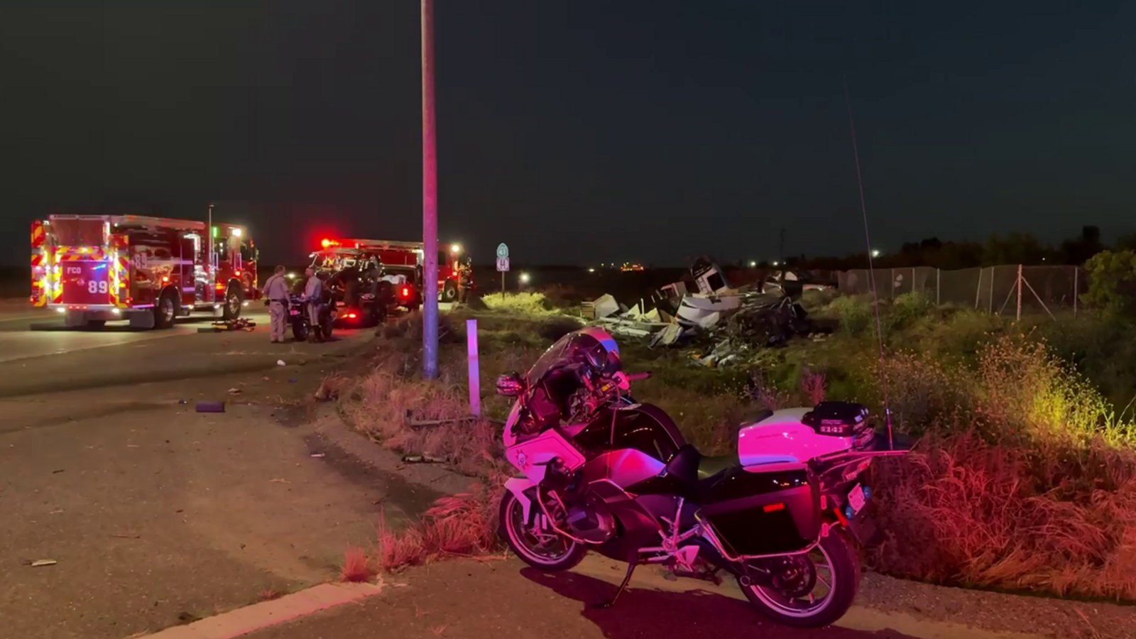 Car crash forces closure of southbound Highway 41 near Caruthers