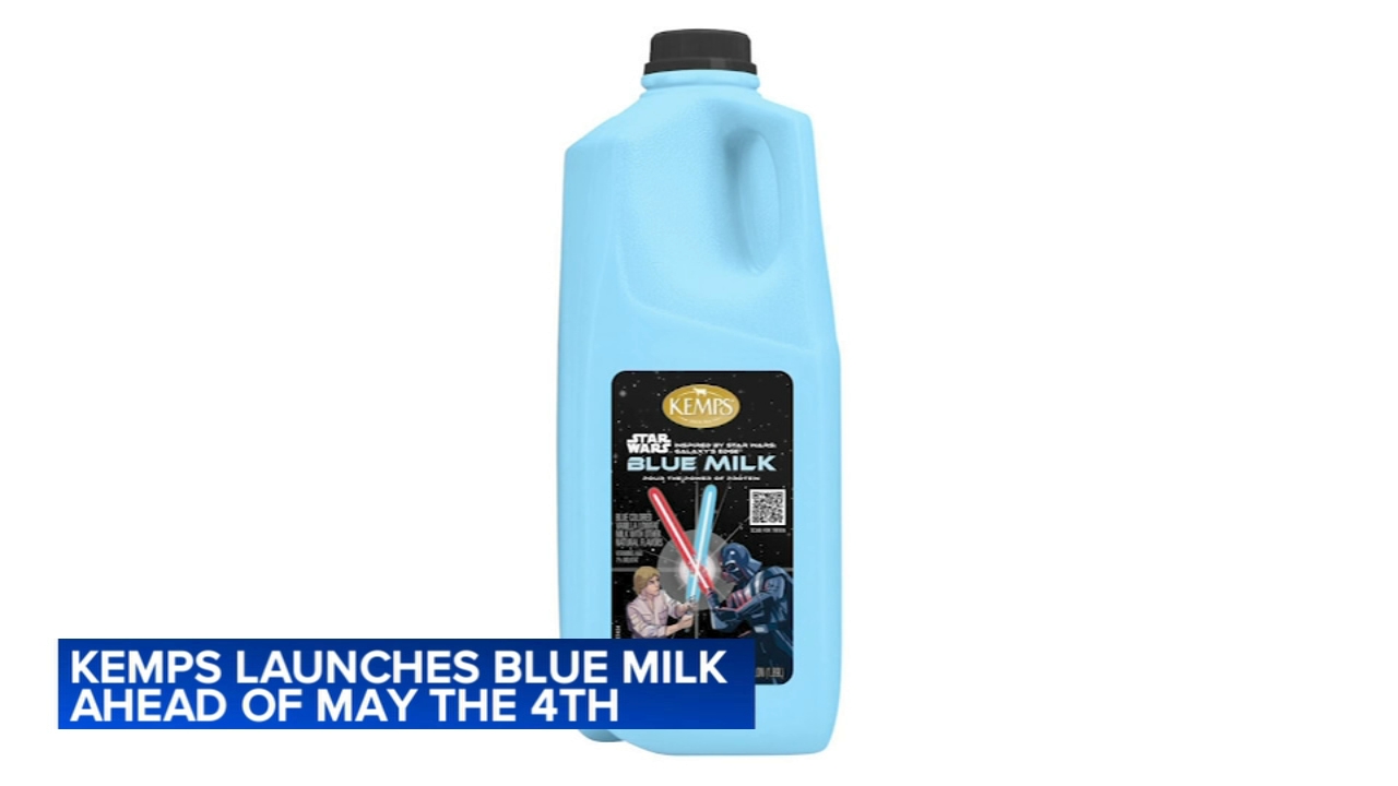 'Star Wars' blue milk hits store shelves ahead of May the 4th