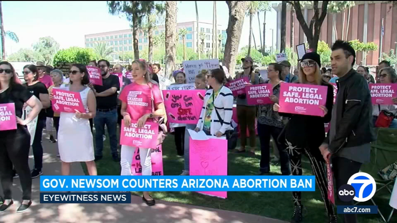 Newsom measure would let Arizona abortion providers practice in CA