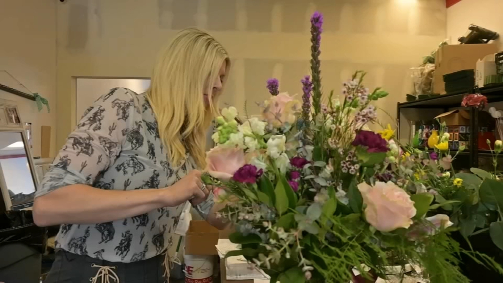 Clovis flower shop paying homage to city with name ABC30 Fresno