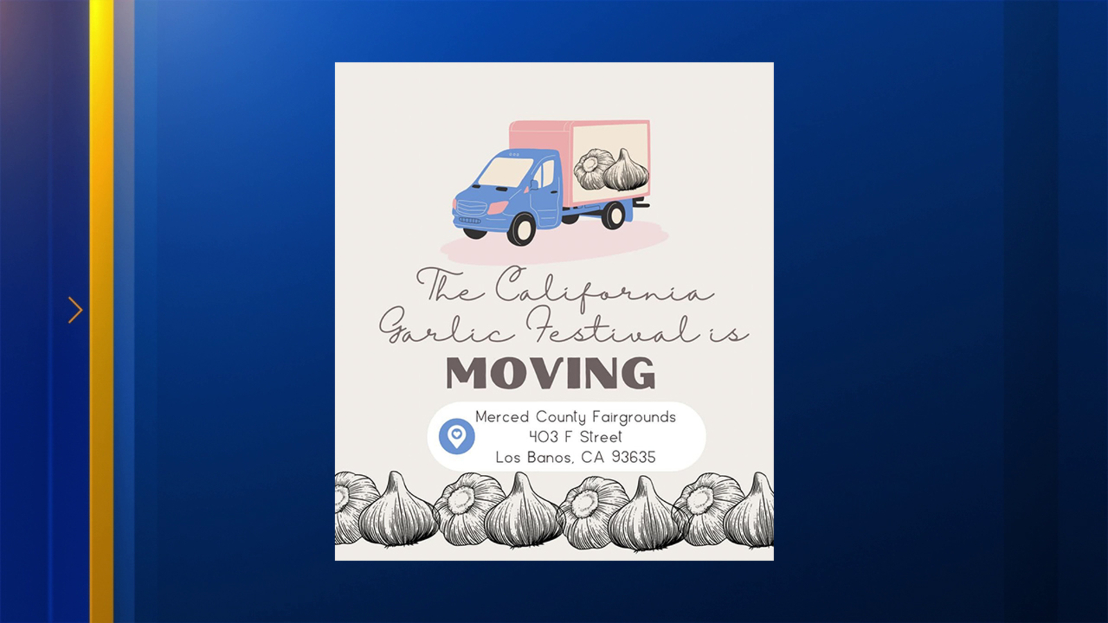 California Garlic Festival moving to Los Banos