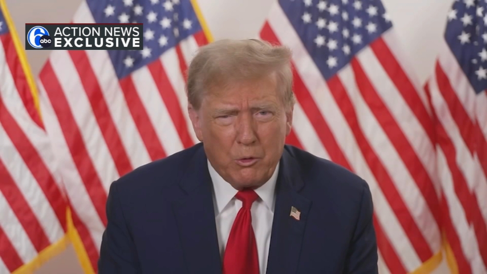 Action News' Walter Perez speaks 1-on-1 with former President Donald Trump