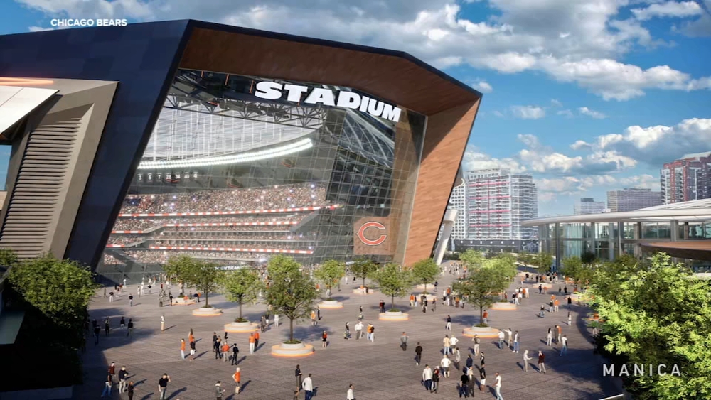Chicago Bears share renderings of new domed lakefront stadium