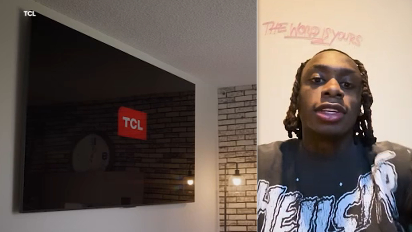 Xavier Worthy gifts childhood coach with 98" TV