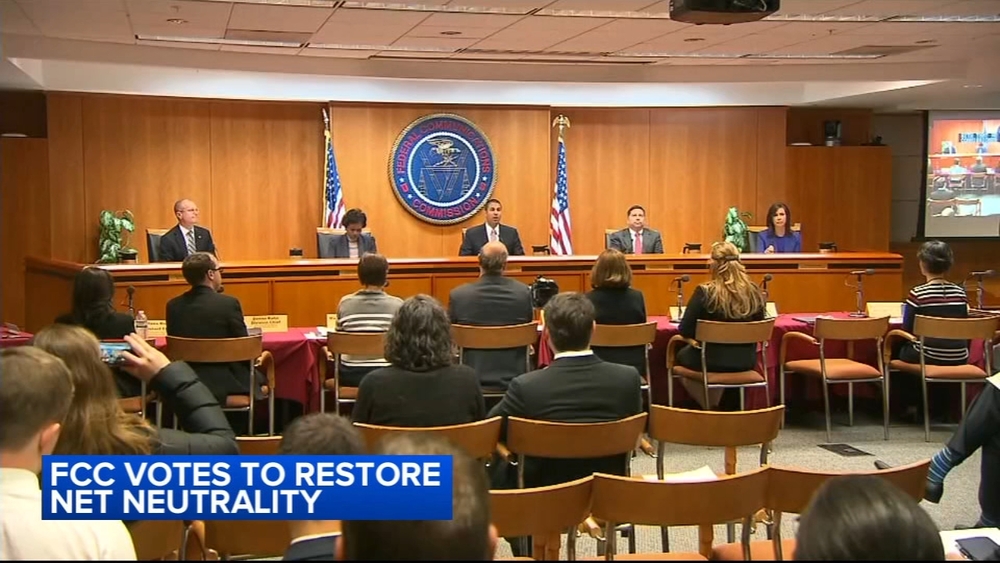 Federal Communications Commission reinstates net neutrality
