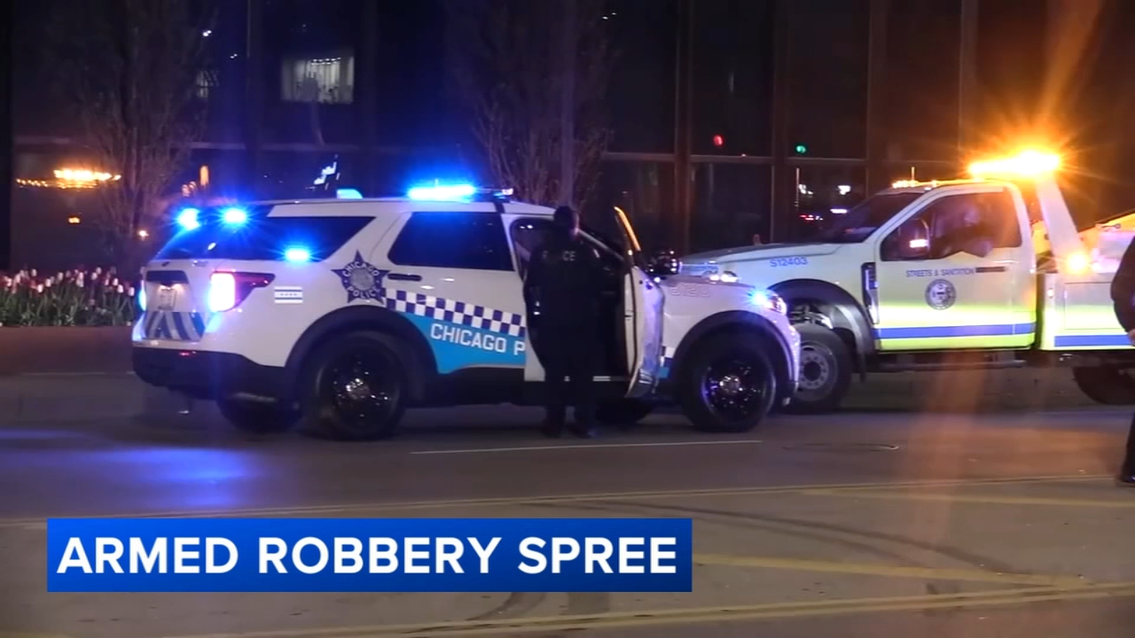 Woman dragged on street in string of downtown robberies